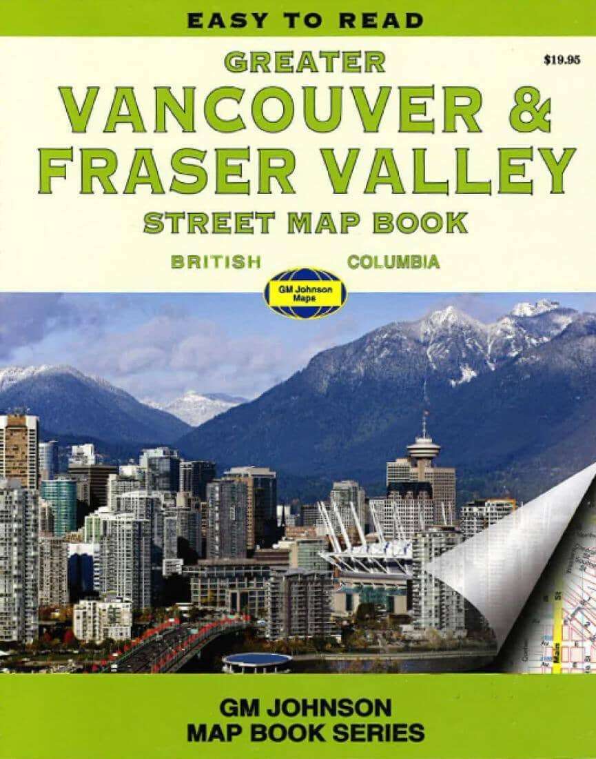 Vancouver & Fraser Valley - Livre de cartes de la Colombie-Britannique | GM Johnson atlas GM Johnson Default Title