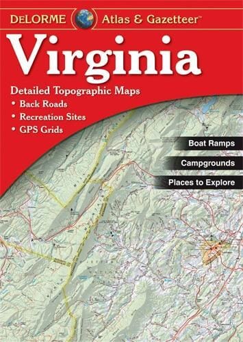 Virginia Atlas & Gazetteer | DeLorme atlas DeLorme
