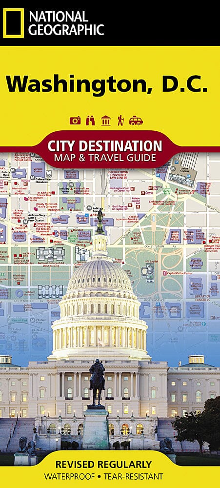 Washington D.C. DestinationMap | National Geographic plan de ville National Geographic