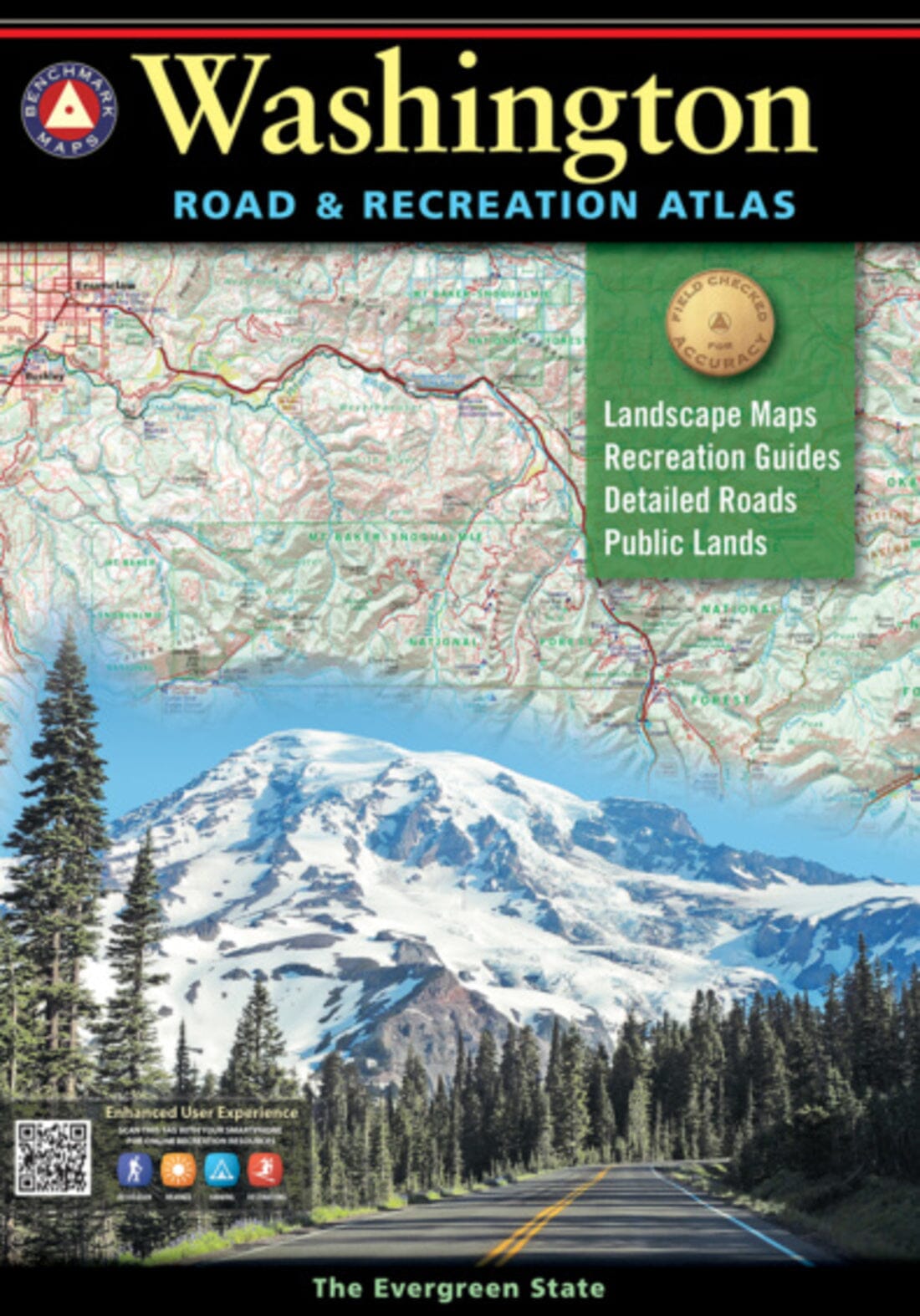 Washington Road and Recreation Atlas | Benchmark Maps atlas Benchmark Maps