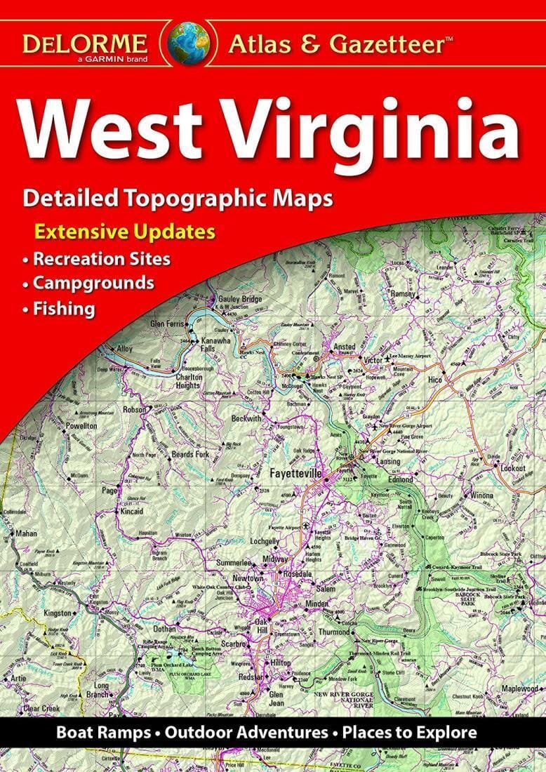 West Virginia Atlas & Gazetteer | DeLorme atlas DeLorme Default Title
