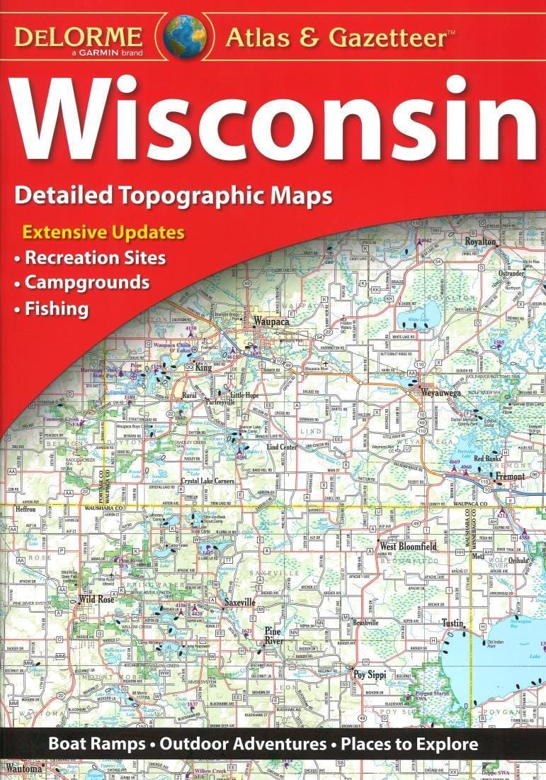 Wisconsin Atlas & Gazetteer | DeLorme atlas DeLorme Default Title