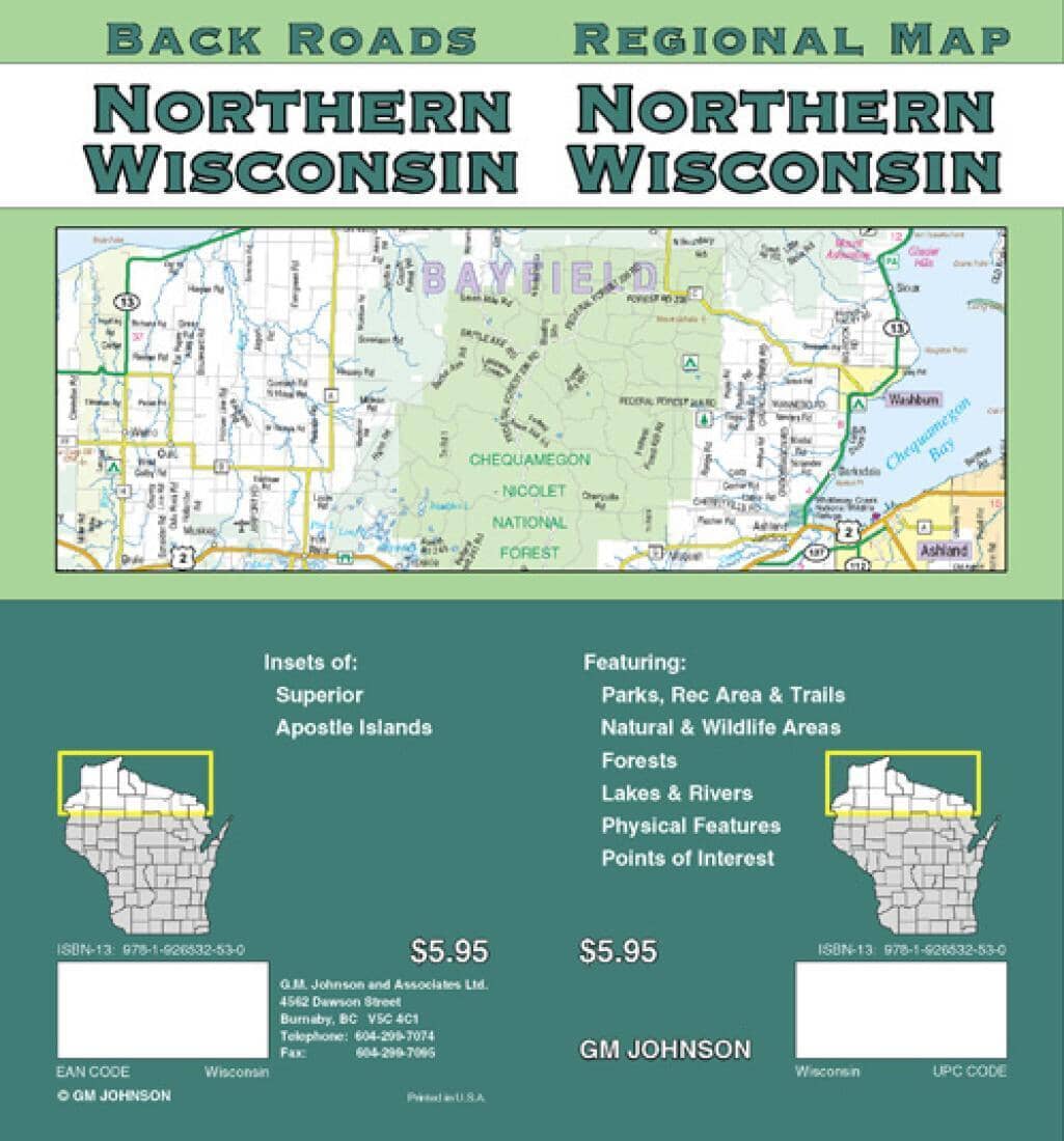 Wisconsin, Northern | GM Johnson Road Map 
