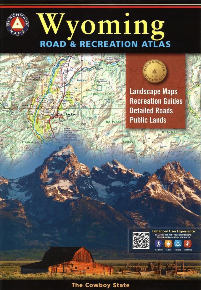 Wyoming Road and Recreation Atlas | Benchmark Maps atlas Benchmark Maps